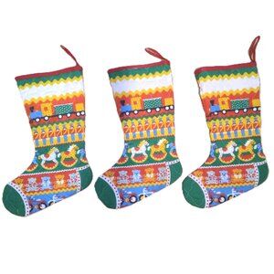 NWOT - Set of Three Christmas Stockings